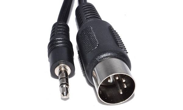 5 Pin Din to 3.5 mm Stereo Kablo 1.5 Metre