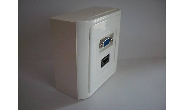 VGA+HDMI S�va �st� Duvar Prizi