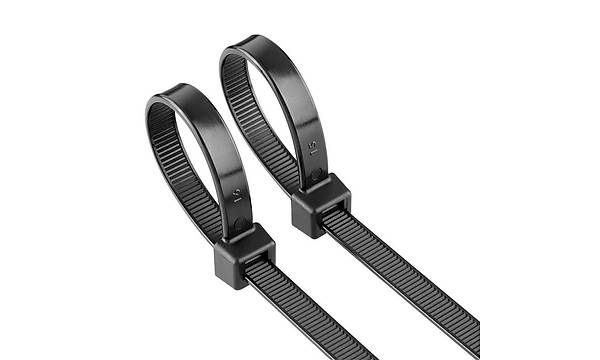 Plastik Siyah Kablo Ba�� - 200x3.6 mm (20cm) - 100 Adet