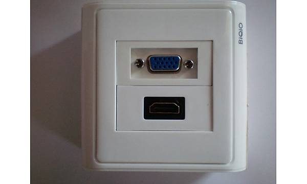 VGA+HDMI S�va �st� Duvar Prizi
