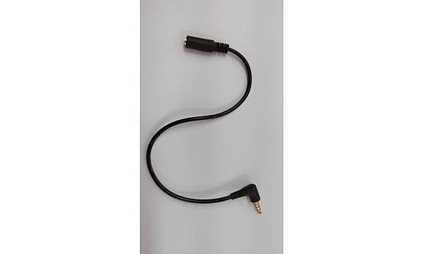 3.5 mm Stereo 4 Bo�umlu (TRRS) 90 Derece Uzatma Kablosu 20 cm