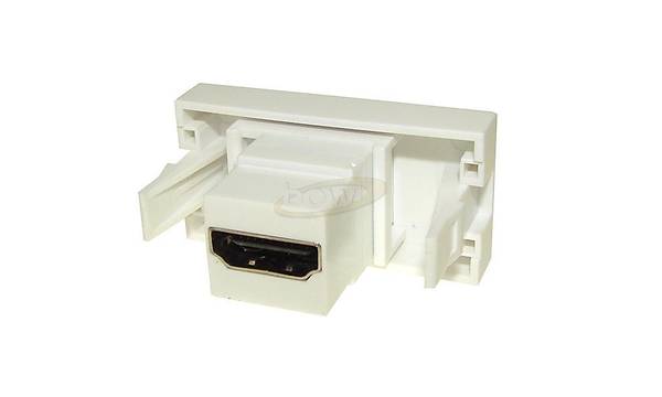 22.5x45 HDMI Di�i - Di�i Beyaz Priz Mod�l�