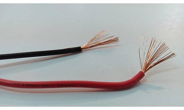 NYAF Montaj Kablosu 1 mm - K�rm�z�+Siyah - 5 Metre