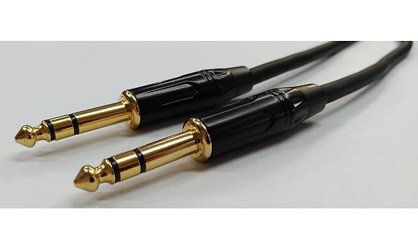 6.3 mm Erkek - Erkek Stereo TRS Kaliteli Kablo 2 Metre