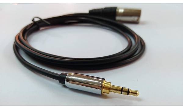 3.5 mm Stereo to XLR Erkek Kablo 1.5 Metre