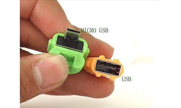 Android Adam Micro USB OTG �evirici - Pembe