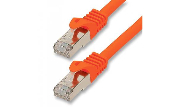 Cat. 7 Kaliteli Network Patch Kablo 3 Metre - Turuncu