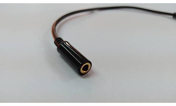 3.5 mm Stereo 4 Bo�umlu (TRRS) Uzatma Kablosu 20 cm