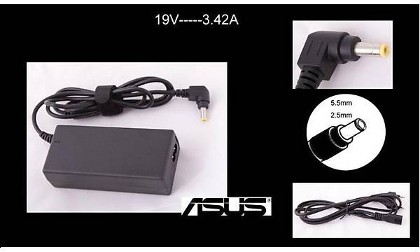 19 Volt 3.42 amper ASUS Notebook Adapt�r