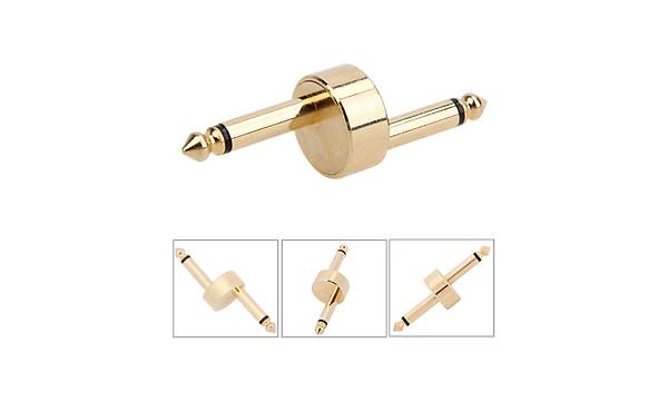 6.3 mm Mono Erkek - Erkek Kaliteli Yuvarlak Ara Aparat