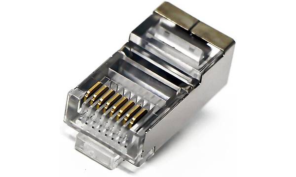 8P/8C Toprakl� Cat. 5 RJ45 Ethernet Plug - 100 Adet