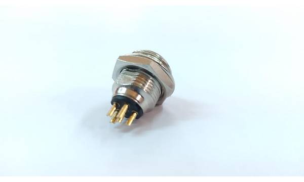 5 Pin Mini XLR �ase Tipi Erkek Konnekt�r