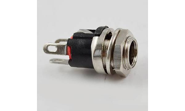 Panel Tipi Metal Di�i DC Barrel Jack - �nden Somunlu
