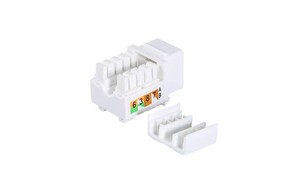 Cat. 6 RJ45 90 Derece Keystone Konnekt�r