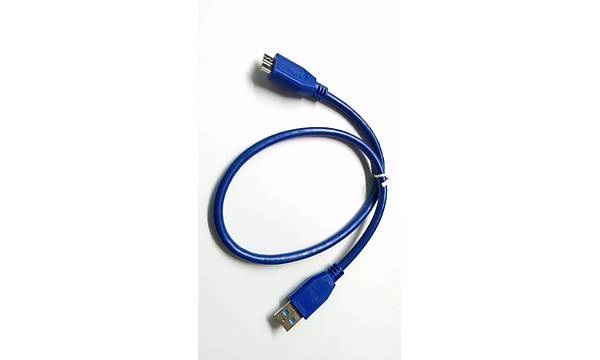 USB 3.0 Harici Disk Kablosu 50 cm - Mavi