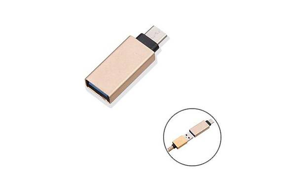USB 3.1 Type-C OTG �evirici Metal Aparat