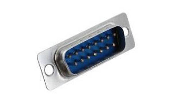 2 S�ra 15 Pin D-Sub Konnekt�r Erkek - Lehim Tipi