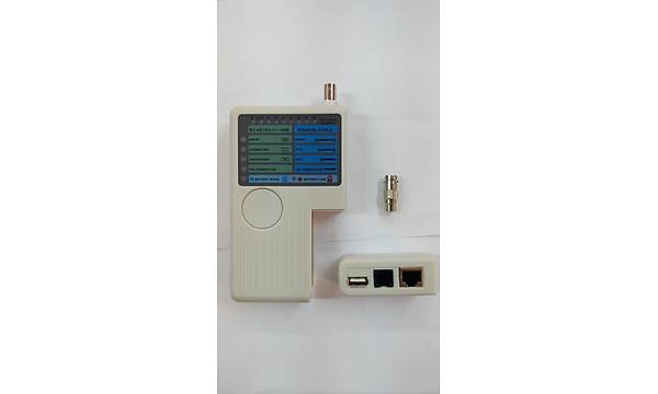 RJ11/RJ45/USB/BNC 4 in 1 Kablo Test Cihaz� - Gri