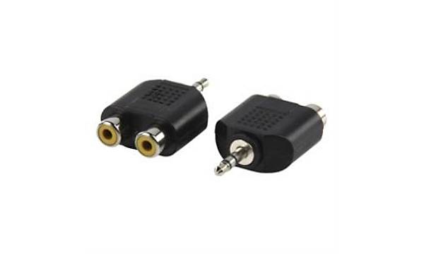 Stereo 3.5 mm Erkek - 2x RCA Di�i �evirici Aparat (�ift)