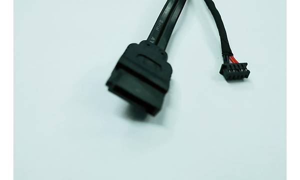 7+15 Pin Power+Data to Sata Data+5 Pin Power Kablo