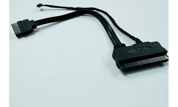 7+15 Pin Power+Data to Sata Data+5 Pin Power Kablo