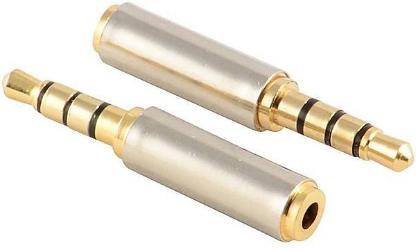 3.5 mm Erkek - 2.5 mm Di�i Stereo �evirici 4 Bo�umlu