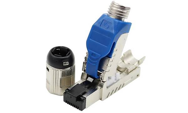 Cat. 8 RJ45 End�striyel Tip IP20 STP Konnekt�r