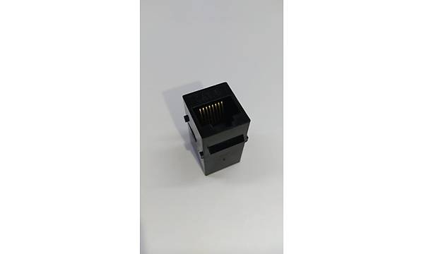 Cat. 6 RJ45 Di�i - Di�i Keystone Ara - Siyah