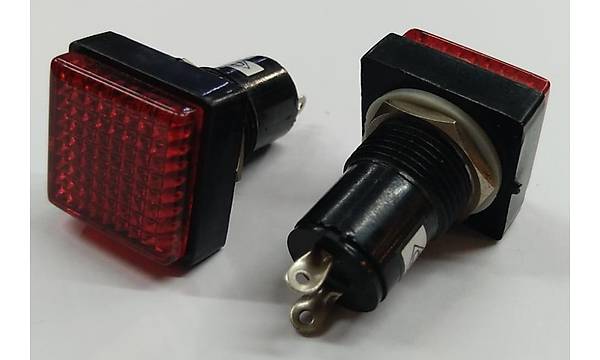 19 mm 220V K�rm�z� LED Sinyal Lambas�