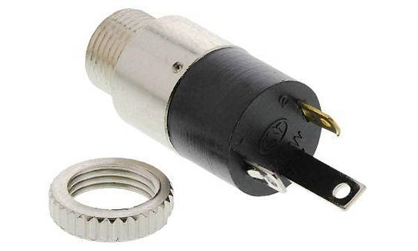 3.5 mm Stereo Di�i Panel Tipi Metal Jack - 5 Adet