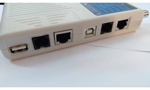 RJ11/RJ45/USB/BNC 4 in 1 Kablo Test Cihaz� - Gri
