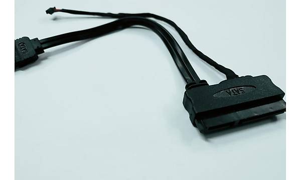 7+15 Pin Power+Data to Sata Data+5 Pin Power Kablo