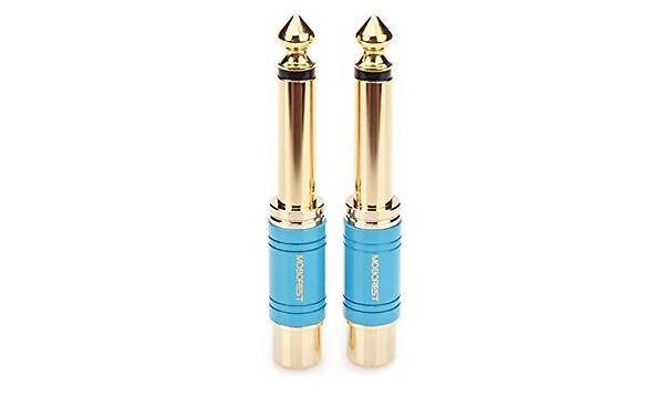 6.3 mm Mono Erkek to RCA Di�i Kaliteli Aparat - Mavi