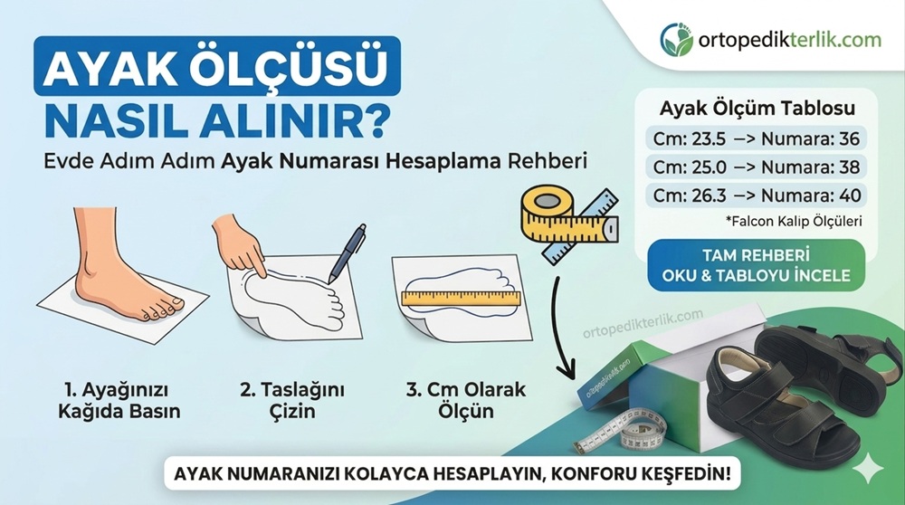 Ayak �l��s� Nas�l Al�n�r? Ayak Numaras� Hesaplama Rehberi