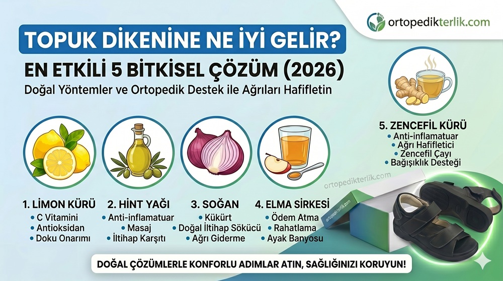 Topuk Dikenine Ne �yi Gelir? En Etkili 5 Bitkisel ve Do�al ��z�m