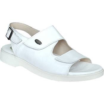 Silikonlu Topuk Dikeni Sandaleti Erkek Beyaz EPT14AB