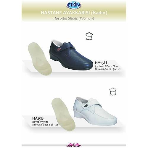 Ortopedik Doktor Hastane Ayakkabısı Bayan Beyaz OD-01B