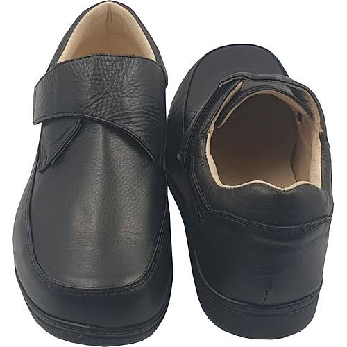 Topuk Dikeni Ayakkabısı Erkek Cırtlı Siyah EPTA51S