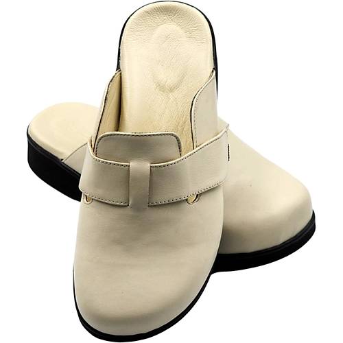 Diyabetik Terlik Erkek Model Bej ODT175J (Ortopedik ve Deri)