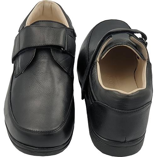 Diyabet Ayakkabısı Erkek Siyah OD58S (Bileği Şiş Ayaklar)