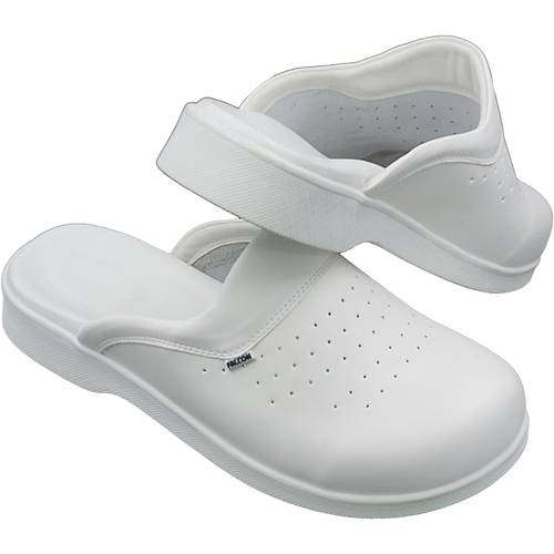 Ortopedik Deri Sabo Hastane Terlii Erkek Beyaz HD626B