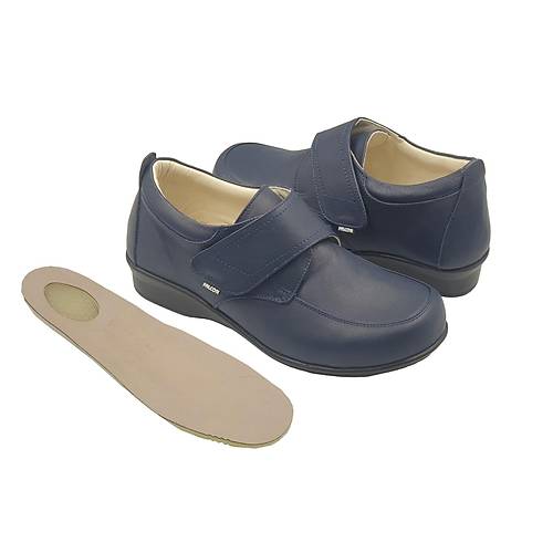 Topuk Dikeni Ayakkabıları Bayan Lacivert EPTA01L ( Özel Silikon Tabanlık )