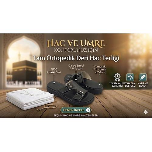 Falcon Tam Ortopedik Erkek Hac ve Umre Terli�i - ORT-11S