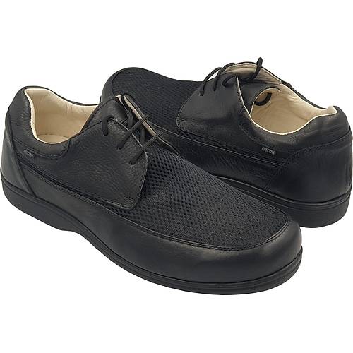 Diyabet Hastaları İçin Yazlık Ayakkabı Erkek Bağcıklı Siyah ODY52S