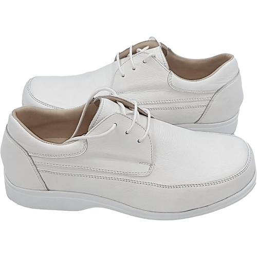 Silikon Epinli Topuk Dikeni Ayakkabısı Erkek Beyaz EPTA52B