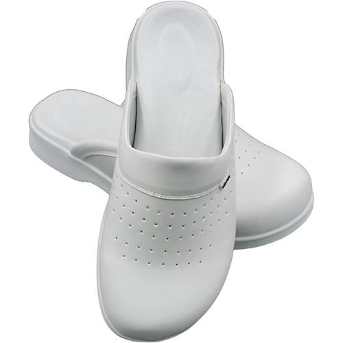 Ortopedik Deri Sabo Hastane Terlii Erkek Beyaz HD626B