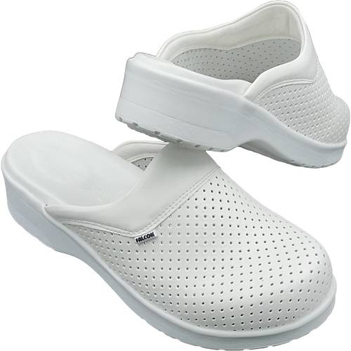 Ortopedik Sabo Terlik Yazlk Bayan Beyaz HD111B