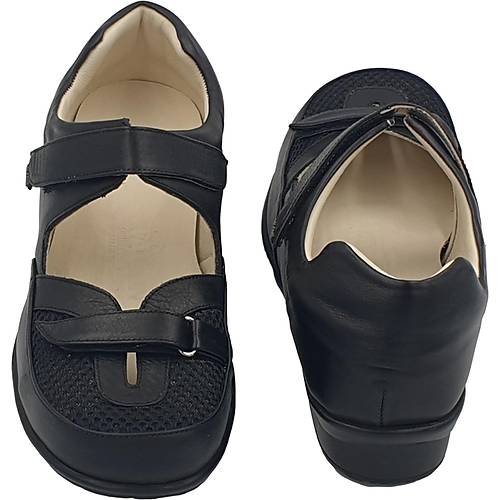 Bayan Topuk Dikeni Ayakkabısı Yazlık Siyah EPTYA03S