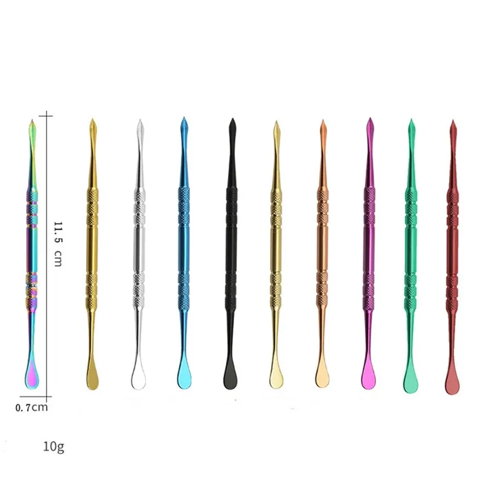 ÇİFT TARAFLI , RENKLİ ÇELİK SPATULA  11,5cm