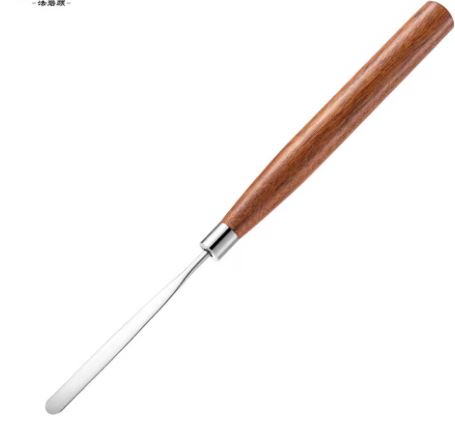 TAHTA SAPLI ,ÇELİK SPATULA  15cm.